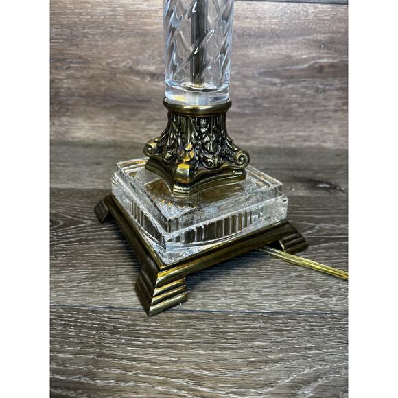 Ethan Allen Beauford Table Lamp Corinthian Column Table Lamp 34.5” Tall - Picture 8 of 16